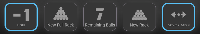 Foul and Save or Miss buttons highlighted as inning-ending choices